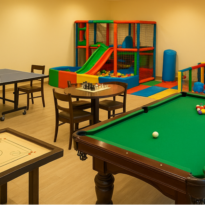 Fun for Everyone: Explore Indoor Games and the Kids' Play Area at Anjna Hotels & Resorts